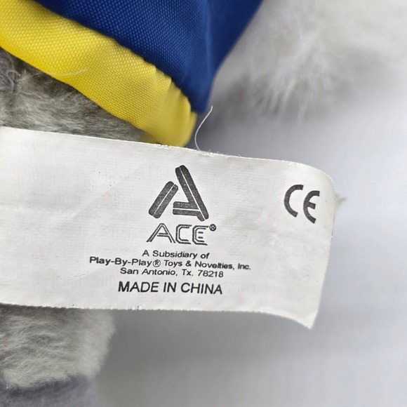 Vintage 1998 Looney Tunes Bugs Bunny Soccer Plush ACE Play-By-Play 16" NWT - Picture 8 of 9